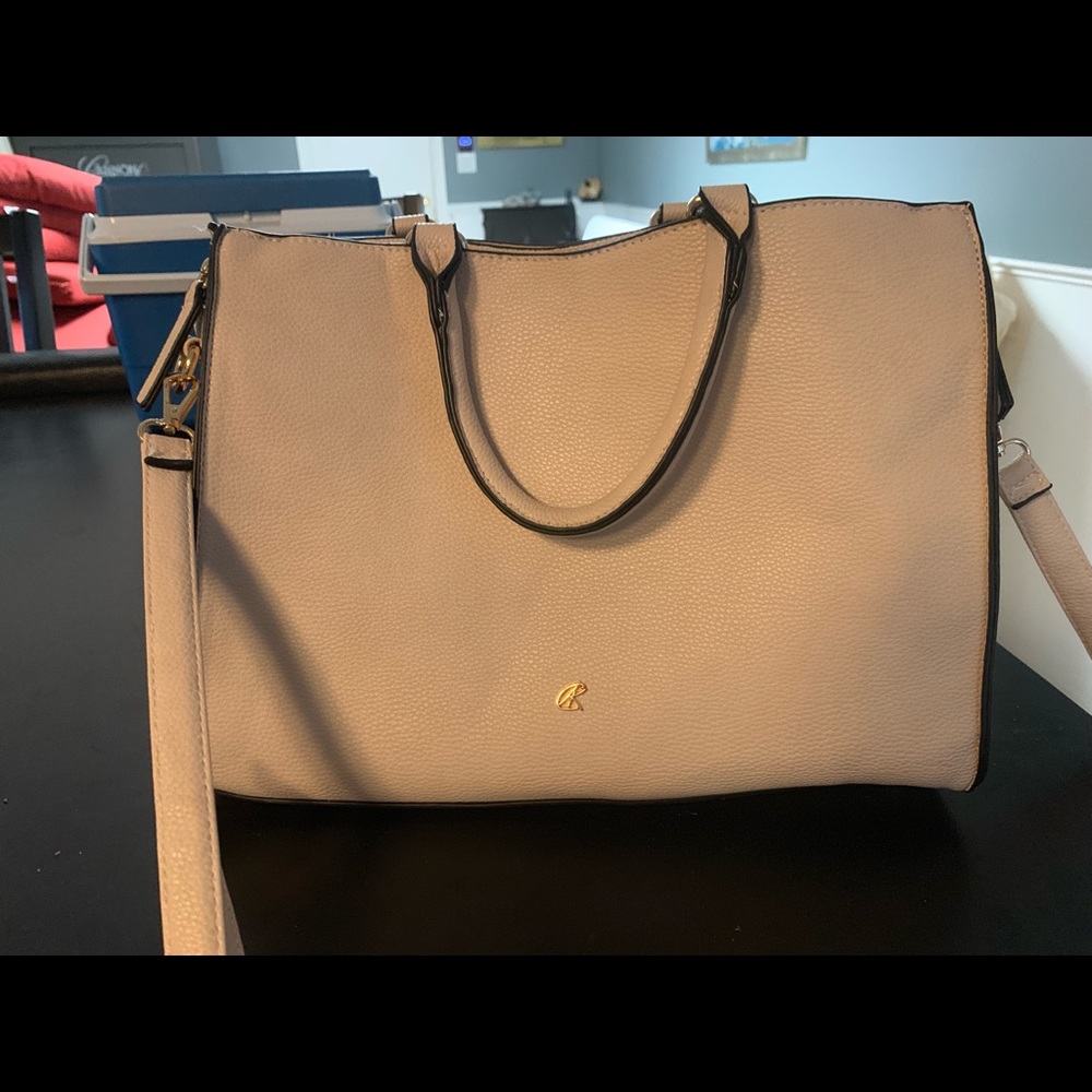 tan purse